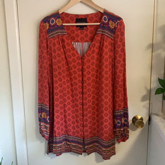Boho Mini dress MINKPINK size S. - Picture 5 of 7